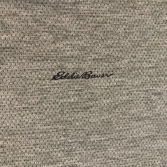 Eddie Bauer Shirt Men Extra Large Gray Polo FreeDry‎ Dadcore Golf Logo Gorpcore - Picture 2 of 9